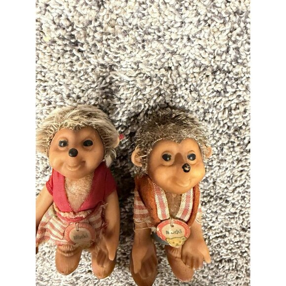 Couple Of Figurine Old Steiff Macki And Mucki Years 50 Collection Vintage - Picture 2 of 6